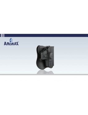 AMOMAX FONDINA RIGIDA NERA PER GLOCK G42 [AM-G42G2] 2