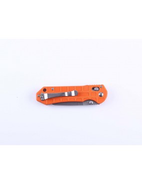 KLAPPMESSER G10 ORANGE GRIFF STONE WASHED KLINGE CM 9 [F7452P-OR-WS] 2