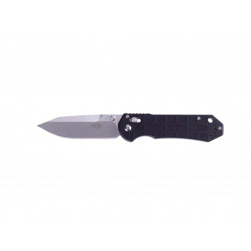 COLTELLO CHIUDIBILE MANICO G10 NERO LAMA STONE WASHED CM 9  [F7452P-BK-WS]