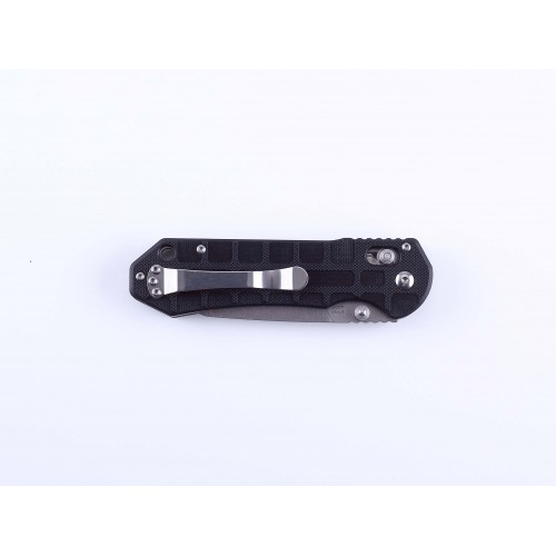 COLTELLO CHIUDIBILE MANICO G10 NERO LAMA STONE WASHED CM 9  [F7452P-BK-WS]