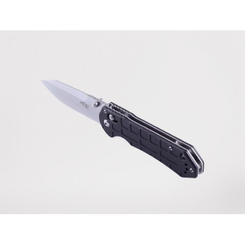 COLTELLO CHIUDIBILE MANICO G10 NERO LAMA STONE WASHED CM 9  [F7452P-BK-WS]