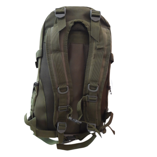 BARBARIC SAC À DOS TACTIQUE 600D AVEC BANDOULIÈRES RÉGLABLES VERT 38L  [34882-VE]