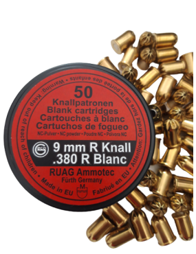 GECO CARTUCHOS DE FOGUEO CALIBRE 380mm DE 50 uds [259-038] 2