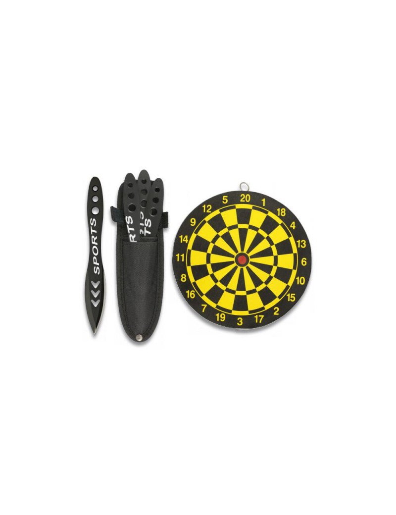 SET 3 MARTINEZ ALBAINOX WURFMESSER + TARGET [32060]