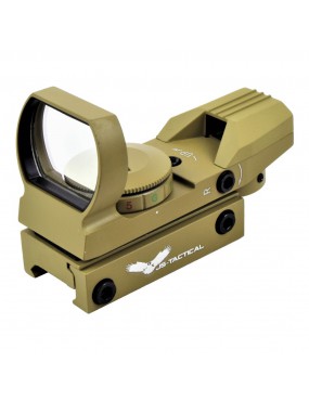 RED DOT COR TAN 15X35 HOLOGRÁFICO COM 4 TIPOS DE VISTAS [JS-15X35TAN]