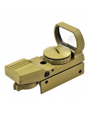 RED DOT COR TAN 15X35 HOLOGRÁFICO COM 4 TIPOS DE VISTAS [JS-15X35TAN] 2