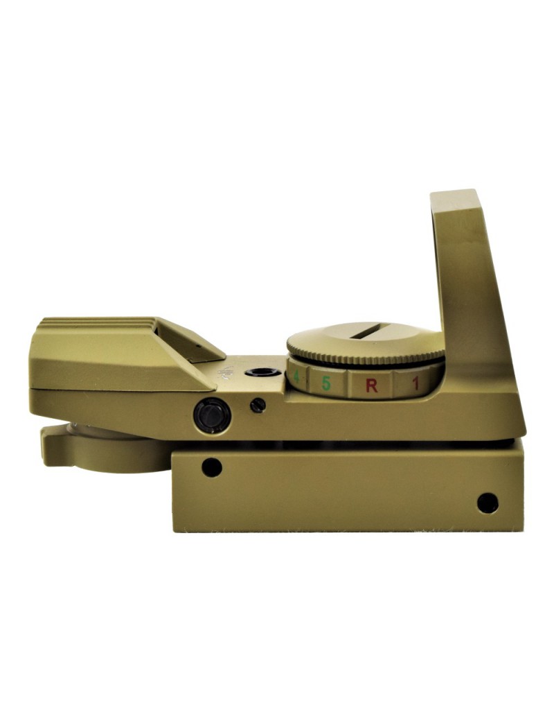 RED DOT TAN 15X35 HOLOGRAPHIQUE AVEC 4 TYPES DE VISEURS [JS-15X35TAN]