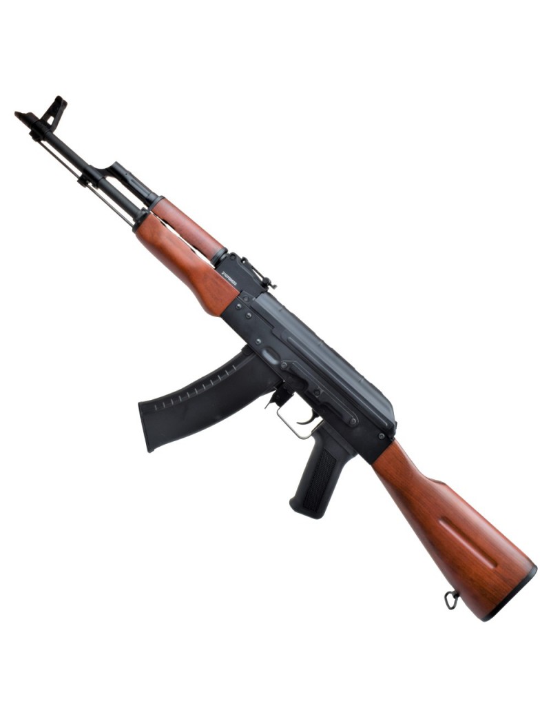 CARABINE ÉLECTRIQUE AK-74 VRAI BOIS [4783W]