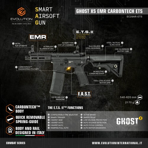 EVOLUTION GHOST XS EMR Carbontech ETS [EC28AR-ETS]