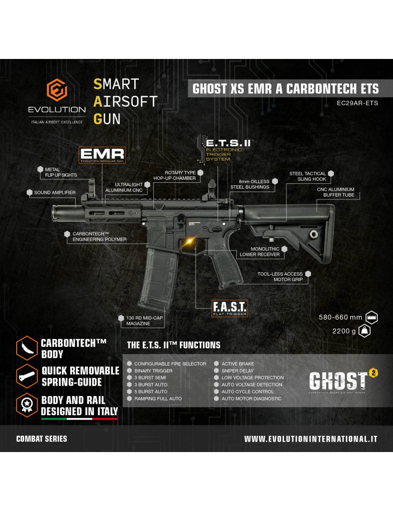 EVOLUTION GHOST XS EMR A Carbontech ETS [EC29AR-ETS]