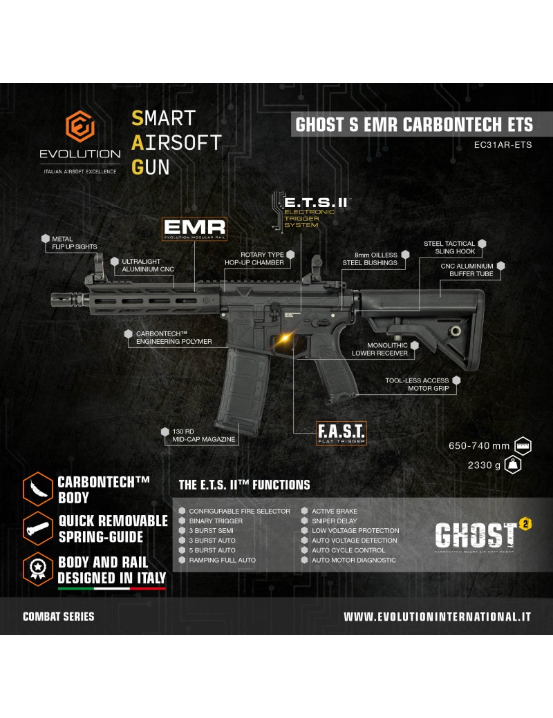 EVOLUTION GHOST S EMR  Carbontech ETS [EC31AR-ETS]