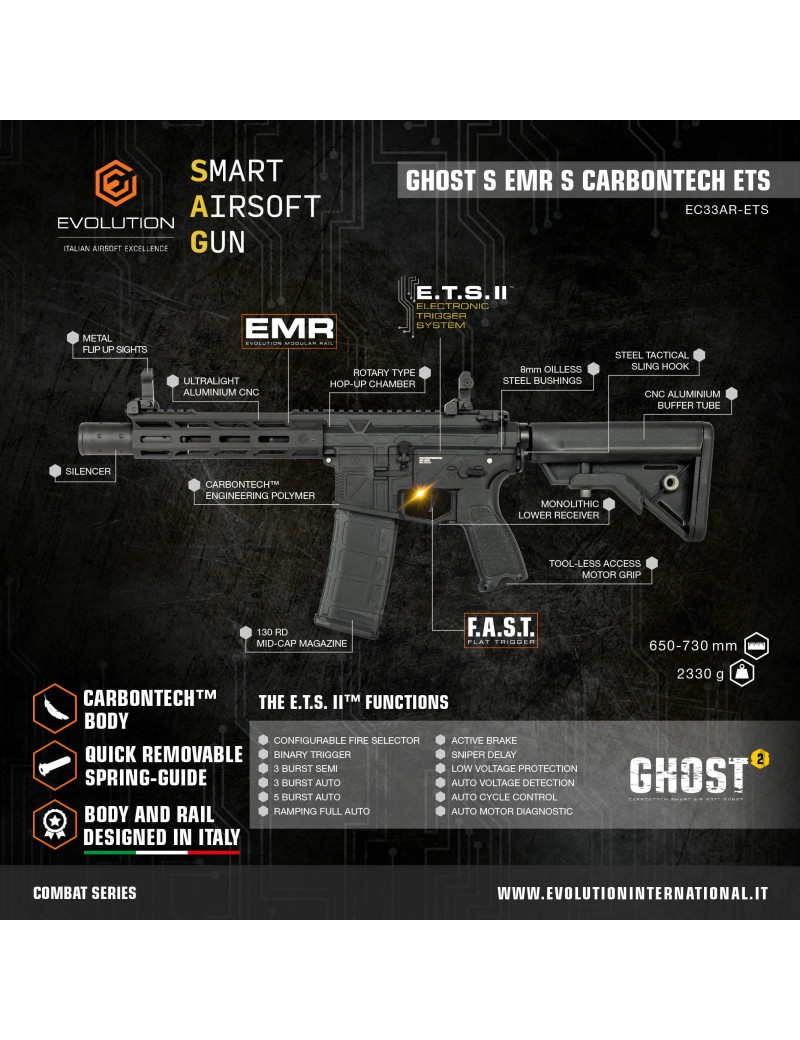 EVOLUTION GHOST S EMR S Carbontech ETS [EC33AR-ETS]