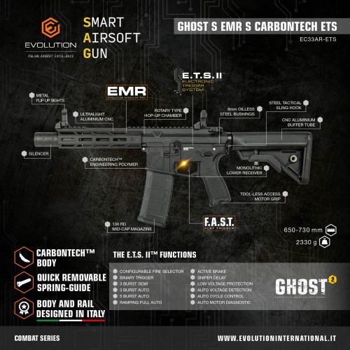 EVOLUTION GHOST S EMR S Carbontech ETS [EC33AR-ETS]