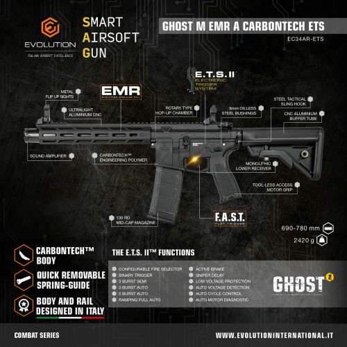 EVOLUTION GHOST M EMR A Carbontech ETS [EC34AR-ETS]