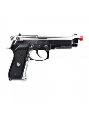 HFC PISTOLA A GAS B92SF FIREARM SCARRELLANTE FULL METAL SILVER [HG 194S] 2