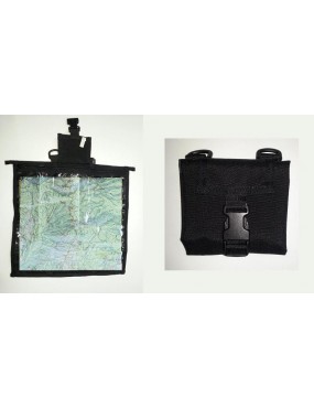 BLACK SPRING MAP POUCH POCKET  [D5-MPK B]