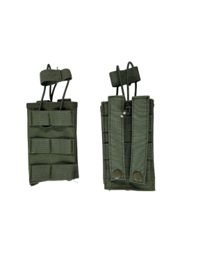 ESTUCHE PARA CARGADOR CON ADJUNTO MOLLE COLOR VERDE 600D [34900-VE]