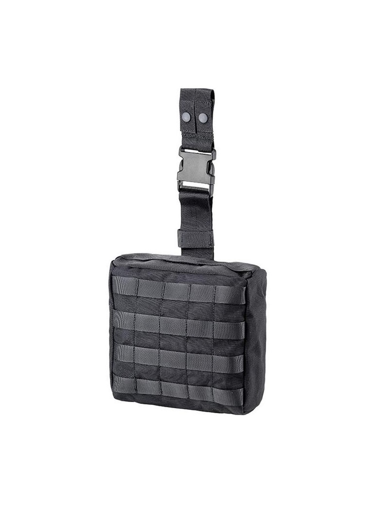 BLACK THIGH POCKET / DUMP POUCH BELT [D5-DMP900 B]