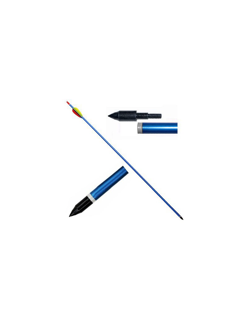 FRECCIA PER ARCO DA 30" IN ALLUMINIO COLORE BLU [R10120]