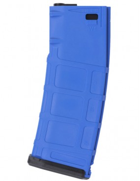 CARGADOR POLIMERO AEG M4 130 RDS AZUL SAIGO DEFENSE [SGM4M103]