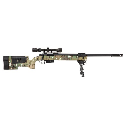 Fusil airsoft sA-S03 CORE™ High Velocity Selector Scope avec lunette et bipied - MC [SPE-03-031100]