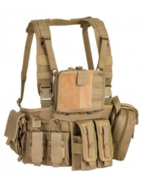 GILET TATTICO RECON CHEST RIG MULTIRUOLO COYOTE TAN [D5-RC906 CT]