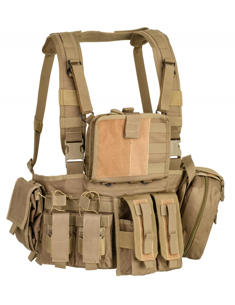 TAKTISCHE WESTE MULTIROLE RECON CHEST RIG COYOTE TAN [D5-RC906 CT]