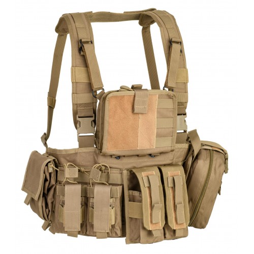 TAKTISCHE WESTE MULTIROLE RECON CHEST RIG COYOTE TAN [D5-RC906 CT]