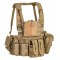 TACTICAL VEST MULTIROLE RECON CHEST RIG COYOTE TAN [D5-RC906 CT]