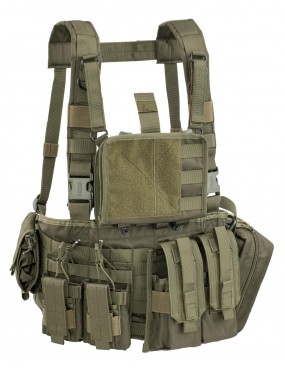 TACTICAL VEST MULTIROLE RECON CHEST RIG GREEN [D5-RC906 OD]