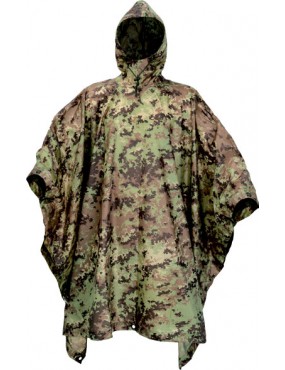 DEFCON 5 PONCHO IMPERMEÁVEL COR CAMO-ITALIANO [D5-PO-02 VI]