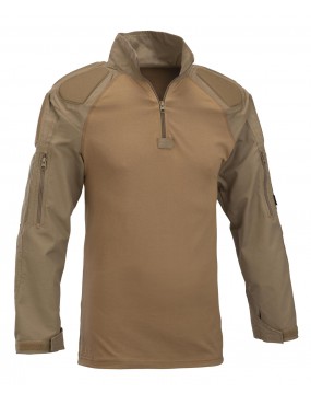 DEFCON 5 COMBAT SHIRT WITH PROTECTIONS FULL SLEEVES COYOTE TAN [D5-3433 CT]