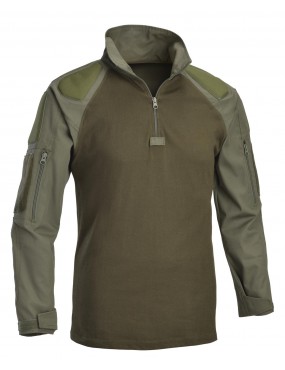 DEFCON 5 COMBAT SHIRT WITH PROTECTIONS FULL SLEEVES GREEN [D5-3433 OD]