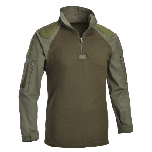 COMBAT SHIRT DEFCON 5 AVEC PROTECTIONS DE BRAS VERT [D5-3433 OD]