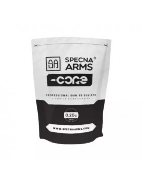 BBs PRECISION 0,20g SPECNA ARMS CORE – 0,5kg BRANCO [SPE-16-021007]