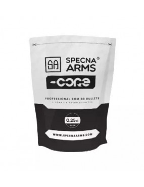 BBs PRECISION 0.25g SPECNA ARMS CORE – 0.5kg WHITE [SPE-16-021009]