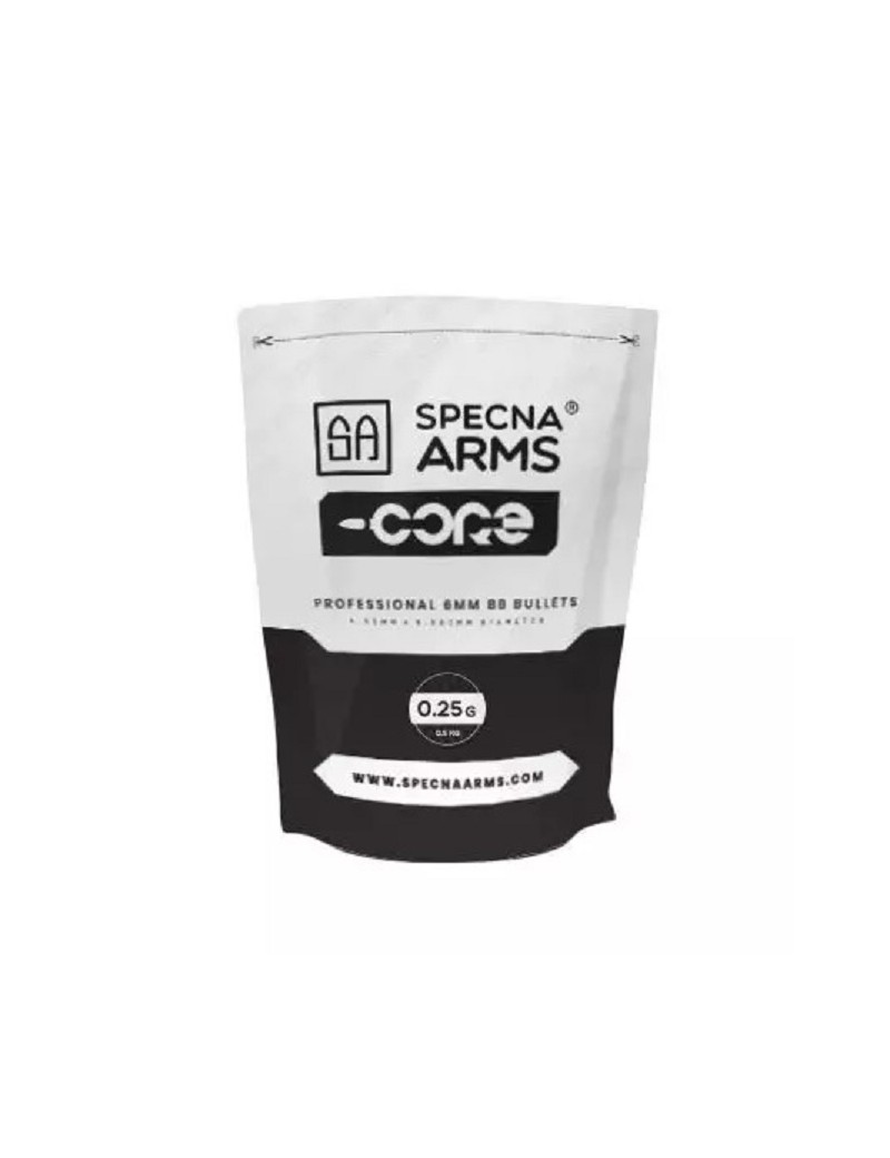 BBs PRÄZISION 0,25 g SPECNA ARMS CORE – 0,5 kg WEISS [SPE-16-021009]