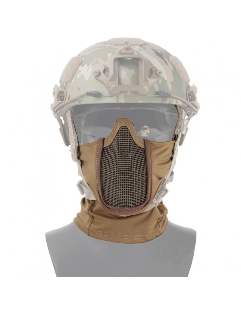 WOSPORT BALACLAVA SHADOW FIGHTER BRAUN [WO-MA113T]