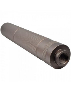 BIG DRAGON SILENZIATORE ZIGRINATO 195mm DARK BROWN [BD-0451]