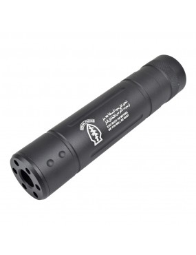 CYMA SILENCER 145MM X 30MM TYPE D BLACK [HY-147D]