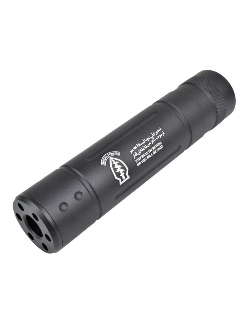 SILENCIADOR CYMA 145MM X 30MM TIPO D PRETO [HY-147D]