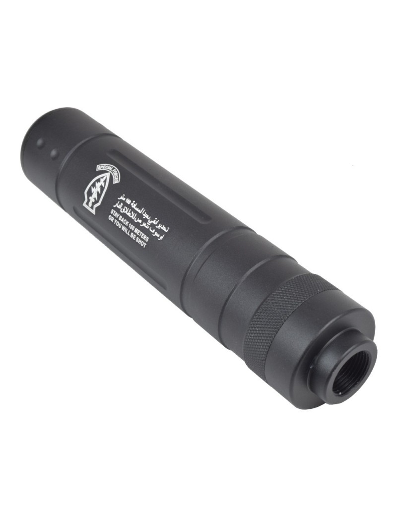 SILENCIADOR CYMA 145MM X 30MM TIPO D PRETO [HY-147D]