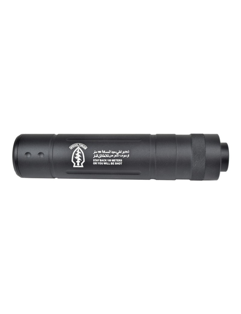 CYMA SILENZIATORE 145MM X 30MM TIPO D NERO [HY-147D]