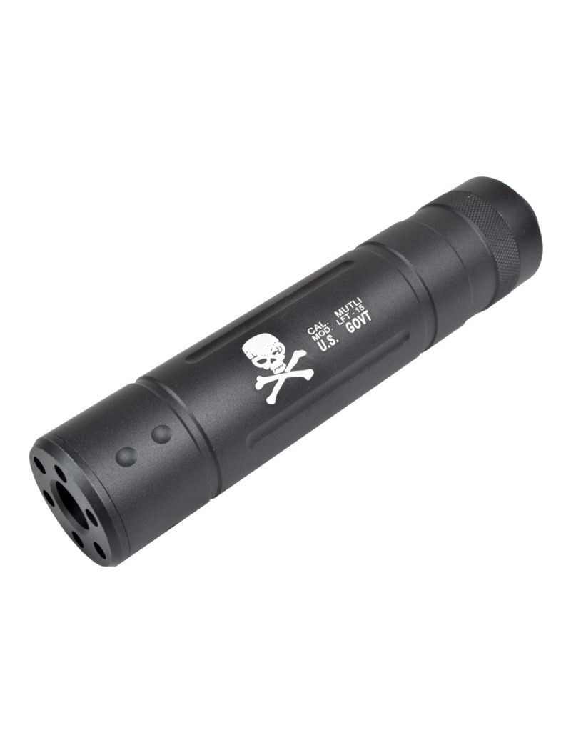 CYMA SILENCER 145MM X 30MM TYPE F BLACK [HY-147F]