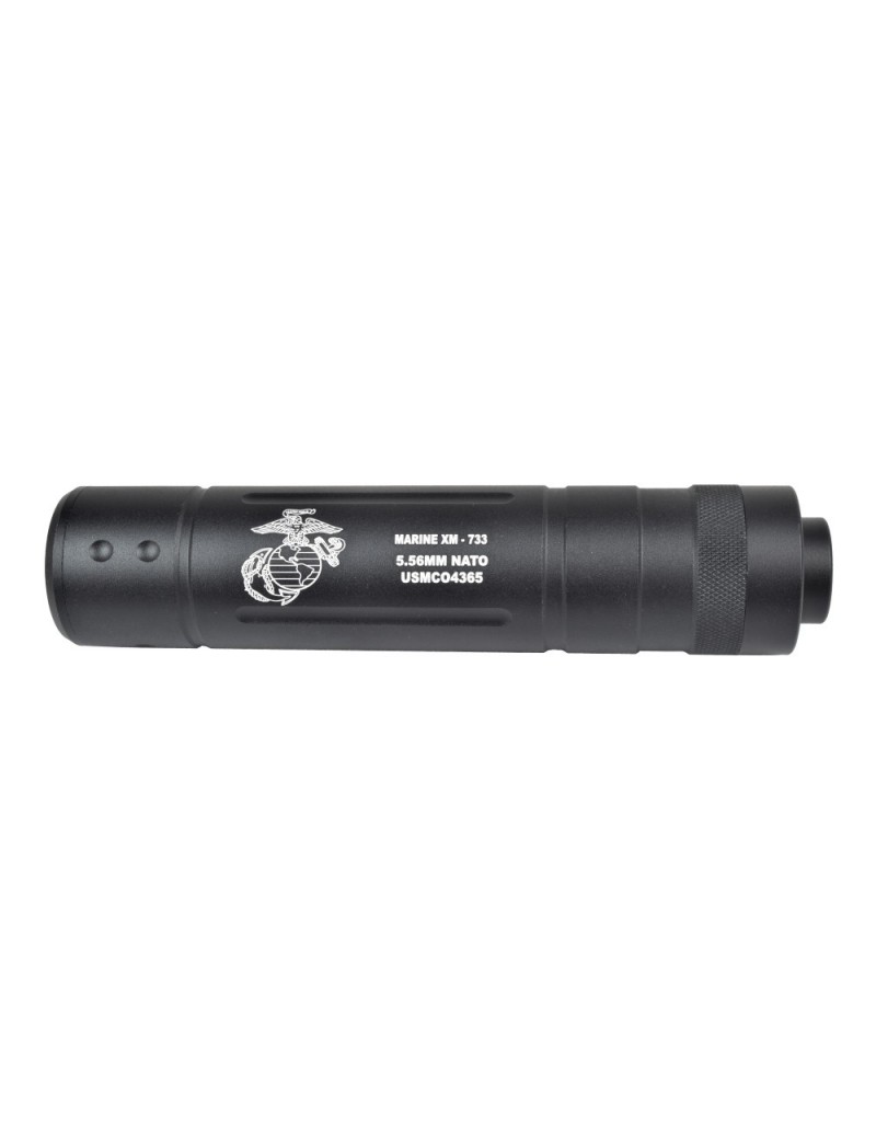 SILENCIADOR CYMA 145MM X 30MM TIPO R NEGRO [HY-147R]