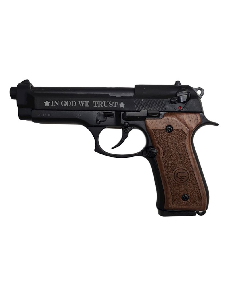 PISTOLA A SALVE BERETTA 92 9mm KIMAR 'IN GO WE TRUS' [420.074]
