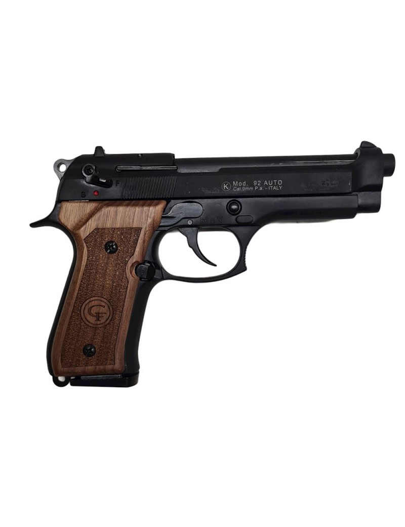 BERETTA 92 9mm BLANK PISTOL KIMAR 'IN GO WE TRUS' [420.074]