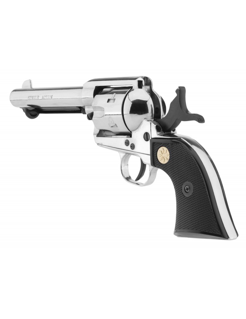 PISTOLET BLANC SINGLE ACTION KIMAR 6mm CHROME KIMAR [331.048]