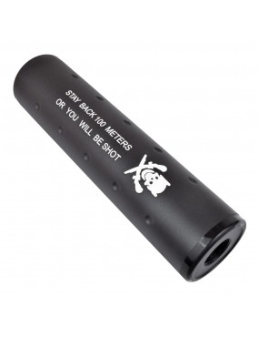 CYMA SILENZIATORE SKULL 130MM X 30MM [HY-152] 2