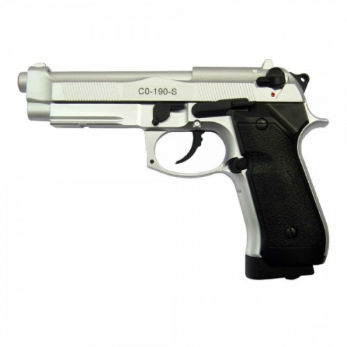 HFC PISTOLA A CO2 SCARRELLANTE HALF METAL SILVER [CO 190S]